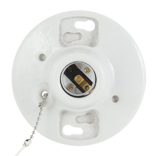 Hyper Tough Porcelain Pull Chain Lampholder TD35079G ... Hyper Tough Porcelain Pull Chain Lampholder TD35079G ...