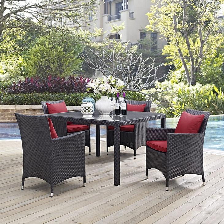 Modway Convene Collection EEI2191EXPREDSET 5 Piece Outdoor Patio Dining