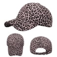 thumbnail image 2 of MIASHUI Women Men Sun Sport Hat Leopard Print Adjustable Baseball Cap,Pink, 2 of 5