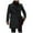 Black, variant on Mens Long Trench Coat Men's Winter Wool Overcoat Long Anorak Jacket Fashionable Warm Soft Orange XL