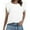White, variant on Women's Casual Short Sleeved T Shirt Round Neck Solid Color Loose Top Vest Summer Sleeveless Tanks