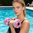 thumbnail image 5 of High-Density Foam Water Dumbbells for Swimming Pool Resistance Training and Aqua Aerobics Pink, 5 of 5