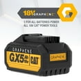 thumbnail image 6 of Caterpillar Cat® GXB5 18V 1 FOR ALL 5Ah Graphene Battery, 6 of 8
