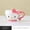 Rose red, variant on KT Ceramic Cup Water Cup Tea Cup Teapot Cartoon Mug Creative Household Ceramic Mug  As Gift