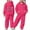 Hot Pink, variant on CHENge Girls Fashion Clothes Set Kids 2 Piece Outfits Crop Hoodies Sweatshirts and Drawstring Sweatpants Size 7-14 Years