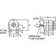 thumbnail image 2 of Boston Gear Speed Reducer,C-Face,56C,28:1 F842B-28K-B5-M1, 2 of 2