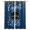 Blue, variant on Graduation Kitchen Curtains Abstract Polka Dot Black Graduation Cap Cafe Short Curtains for Bathroom Blackout Window Curtain Small Window Treatment Tier Drapes for Bedroom Living Room 27.5"x39"x2