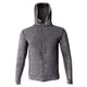 thumbnail image 2 of hombres manga larga running training zip hoodie deportes de secado rápido xl gris Sunnimix Traje de respiración para hombre, 2 of 8