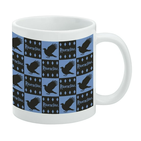 Harry Potter Ravenclaw Pattern White Mug