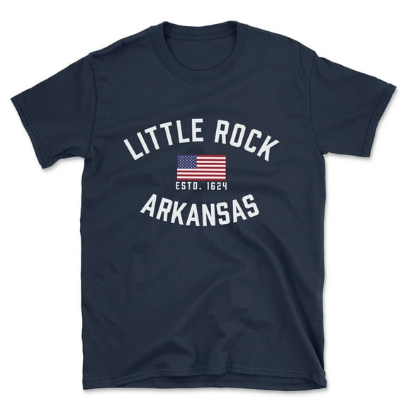Little Rock Arkansas Patriot Men's Cotton T-Shirt