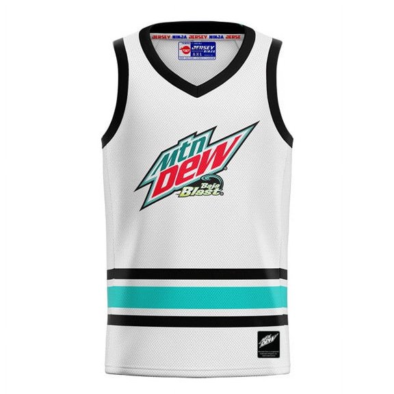 Mountain Dew Baja Blast Pro Player White Performance Tank