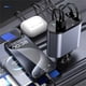 thumbnail image 5 of Cargador de coche retráctil, nuevo cargador de coche USB C de carga rápida 2 en 1, cargador de coche de 45 W A, 5 of 8