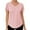 Pink, variant on OGLCCG Women's Short Sleeve Running Shirts Lightweight V Neck Quick Dry Athletic T-Shirts Casual Loose Fit Outdoor Hiking Tops