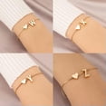 thumbnail image 2 of K-KED Fashion Love Heart Bracelet for Women Personality Design 26 Letters Bracelet-_-A13, 2 of 9