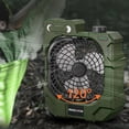 thumbnail image 4 of Ventilador de camping fuente de alimentación de emergencia ventilador de refrigeración USB recargable duradero con luces LED para senderismo ANGGREK Otros, 4 of 8