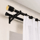 thumbnail image 2 of Soporte Set 4 Cortinero Para Pared Ajustable Gancho, Negro, 2 of 5