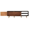 thumbnail image 2 of vidaXL TV Cabinet Stand - 140x30x45 cm, Rough Mango and Solid Acacia Wood, 2 of 5