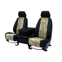 CalTrend Front Buckets Mossy Oak Seat Covers for 2001-2003 Ford F-150 - FD295-79MB Shadow Grass Blades Insert with Black Trim