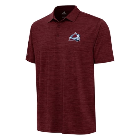 Men s Antigua Burgundy Colorado Avalanche Layout Polo