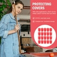 thumbnail image 5 of Red 20 Pcs Cue Stick Billiards Balls Biliard Tip Shaper Rod End Protectors Pool Protecting Cover Part, 5 of 6