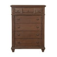 thumbnail image 4 of American Woodcrafters Sedona Cherry Finished Wood 5-drawer Chest, 4 of 4
