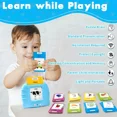 thumbnail image 4 of Arabic-English Bilingual Talking Flash Cards with 224 Sight Words, Montessori Toys, Learning Educational Gifts for Age 1-5 Years Old, Pink, 4 of 6