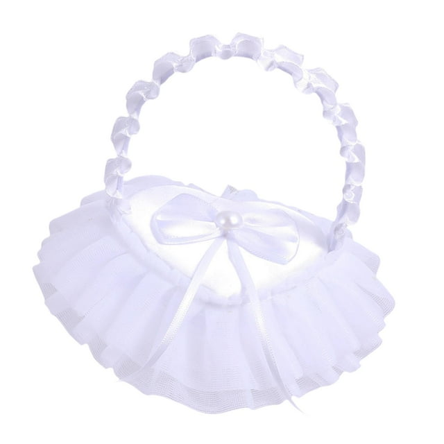 Caja para anillos de boda, cesta para dama de honor, accesorios de novia, cesta para anillos, para niña de . Estilo B