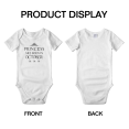 thumbnail image 3 of Princess Are Born In October Funny Baby Clothing Bodysuits Boy Girl Unisex, 3 of 5