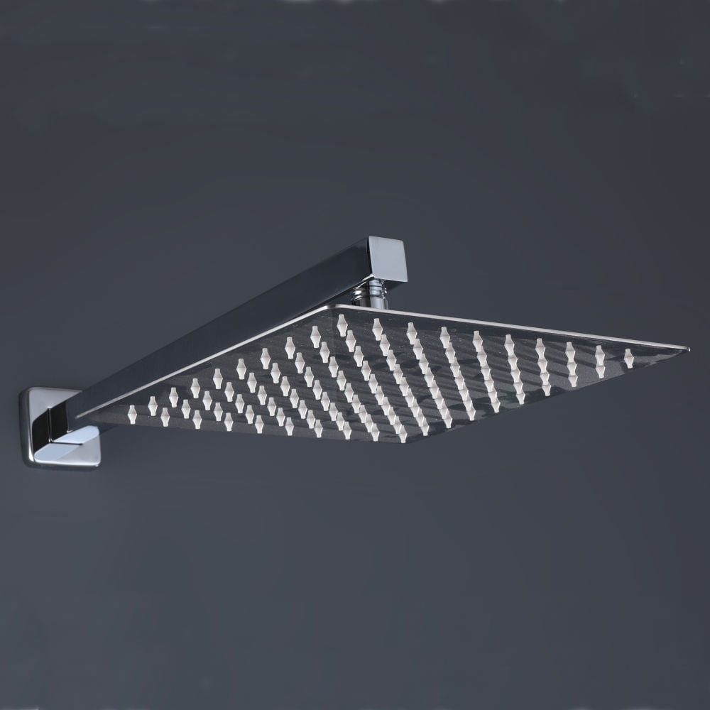 Kepooman Wall Mounted Square Rainfall Shower System, Bathroom Shower System with Rougfor Hotel Kepooman Wall Mounted Square Rainfall Shower System, Bathroom Shower System with Rougfor Hotel
