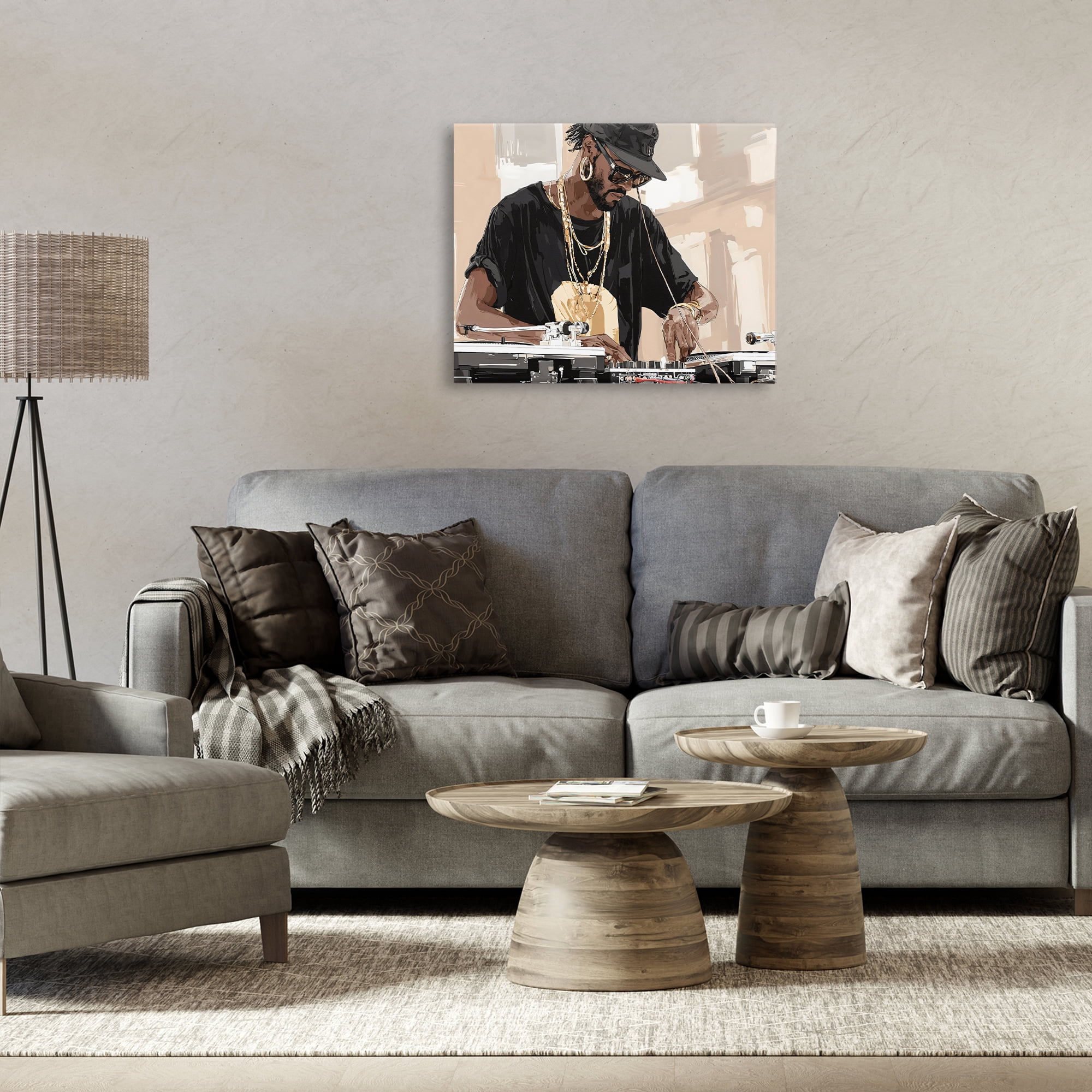 Stupell Industries Timeless DJ with Urban Rhythm Canvas Wall Art, design by Franklyn Gregory