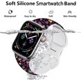 thumbnail image 3 of Yagedoviu Correas De Reloj De Navidad Compatibles Con Reloj De 38 Mm, 40 Mm, 41 Mm, 42 Mm Para Mujer, Papá Noel, Copo De Nieve, Silicona Suave Ajustable, Pulsera De Repuesto Para Reloj Inteligente, Re, 3 of 5