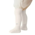 thumbnail image 2 of KAUOD Toddler Girls Fleece Lined Tights Cute Bow Winter Thermal Footed Leggings Kids Ribbed Knit Opaque Pantyhose Pants, 2 of 7