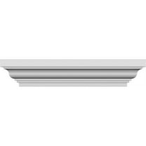 Ekena Millwork 169" Bottom Width x 175" Top Width x 4 1/2"H x 1/2"P Classic Crosshead