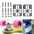thumbnail image 3 of 2 Almohadillas Elevadoras para Monopatín, Almohadilla de Choque para Longboard, Hardware de Crucero, Espesor de 3mm , 2 piezas, 3 of 8
