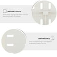 thumbnail image 2 of ORDDIART 1Pcs Hole Board Storage Rack White Plastic Wall Shelves for Bathroom Accessories Storage, 2 of 6