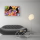 Startonight Canvas Kunst Aan De Muur Abstract - Mooi En Gekleurd Schilderij Van De Stad Praag - Ingelijst 60 CM X 90 CM