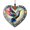 Heart Bird, variant on Colorful Hummingbird Hanging Ornament for Home Christmas Decor & Mom Gifts