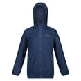 thumbnail image 1 of Regatta Great Outdoors - Chubasquero plegable modelo Lever II para niños (Ola Azul), 1 of 3