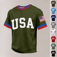 thumbnail image 4 of Men's USA 250 Years of Freedom Patriotic T-Shirt American Flag Casual Tee 250th Anniversary Shirt, 4 of 4