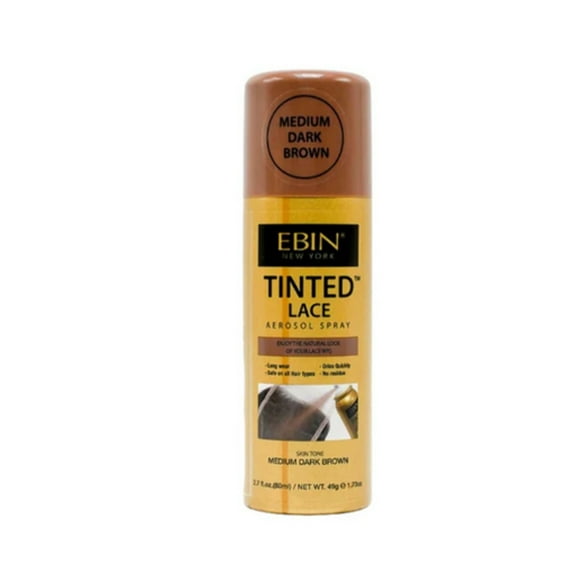 EBIN NEW YORK Tinted Lace Spray - Medium Dark Brown 2.7 fl.oz