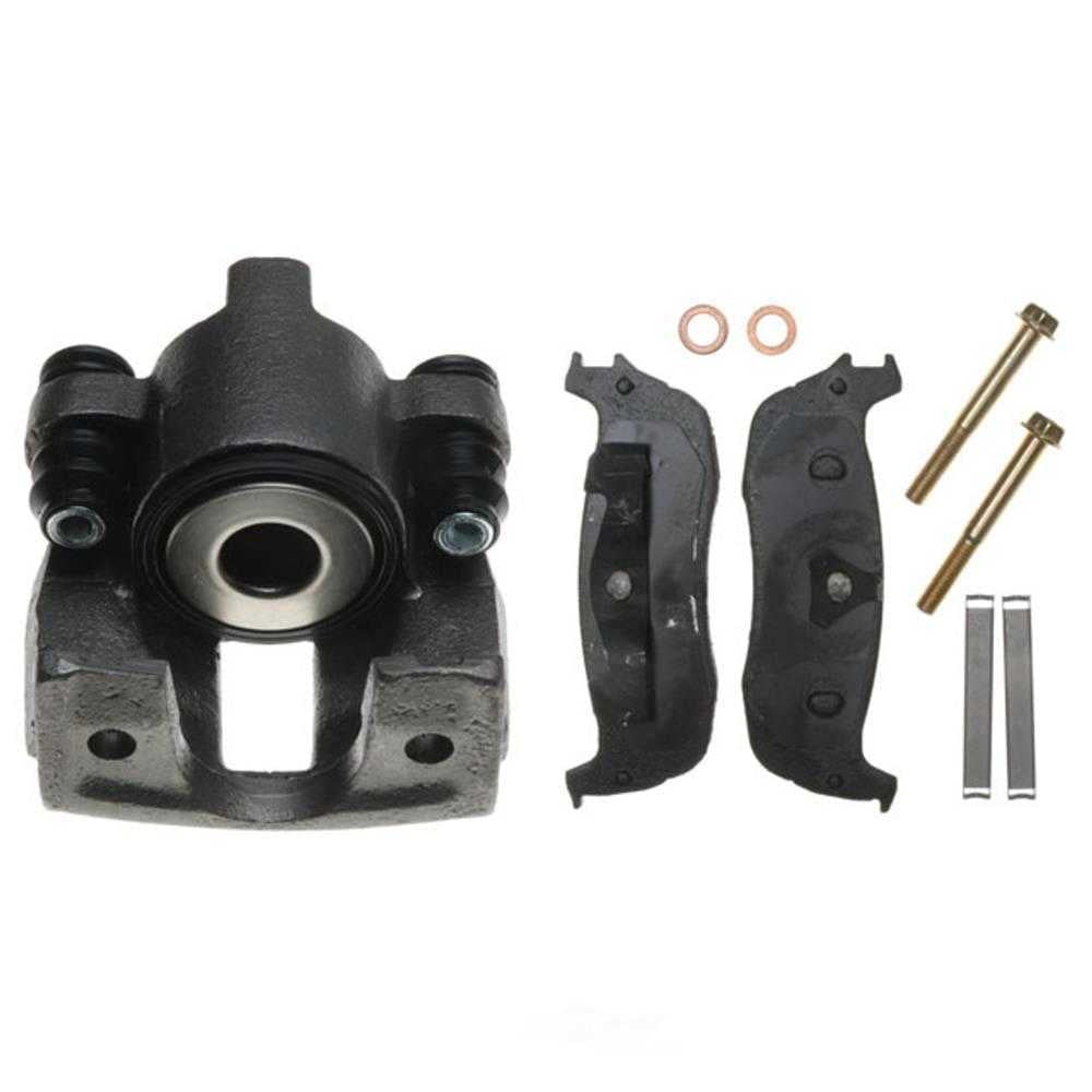 ACDelco 18R1296 Reman Non-Coated Loaded Disc Brake Caliper w/Semi-Metallic Pads