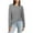 Gray, variant on Annhoo Long Sleeve Shirts for Women Fall Casual Crewneck Knitted Ribbed Tees Fashion Solid Color Clothes