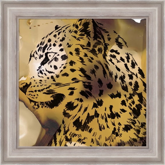 Great Art Now Leopard Portrait I by Jennifer Parker, Framed Wall Art, 20W x 20H