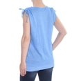 thumbnail image 2 of SANCTUARY Womens Light Blue Tie Detail Top Size: S, 2 of 2