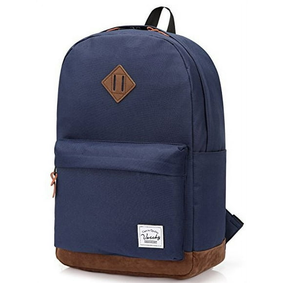 Mochilas Escolares Vaschy Adultos Clásica, Ligera, Resistente al Agua, Azul para el Campus