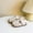 White, variant on Dpytoraw Girls Sandals Toddler Casual Outdoor Roman Shoes Soft Sole Breathable Comfortable Summer Spring Infant Walking First Shoes Girls Sandals For Wedding Size 4.5