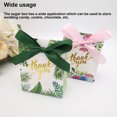 thumbnail image 4 of 50 Pieces/Set Wedding Candy Paper Box with Candy Paper Box Ribbon Portable Fashion Style Party Gift Boxes Case for Engagement Proposal Type 3, 4 of 9