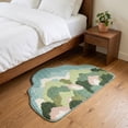 thumbnail image 6 of Unique Bargains Printed Rug Ultra Soft Absorbent Plush Bath Mat Green Moutain 30" x 18", 6 of 6