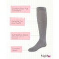 thumbnail image 3 of MeMoi Cotton Blend Knee High Girls Uniform Socks - Girls - Female, 11-13, Light Gray, 3 of 12