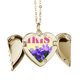 thumbnail image 1 of Iris de Francia Collar colgante en forma de melocotón con alas Unbranded  M, 1 of 3